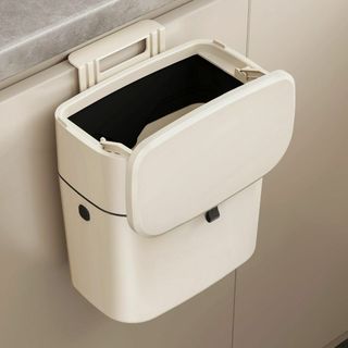 生ゴミ ゴミ箱 袋が見えない 9L キッチン ゴミ箱 ひっかけ ホワイト 塵箱 (ごみ箱)