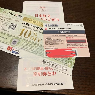 JAL株主優待(航空券)