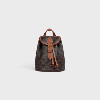 celine - 新品 CELINE セリーヌ ミニ フォルコ バックパック リュック タン