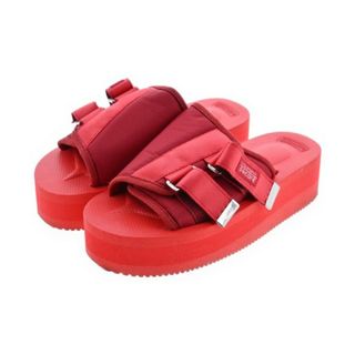 スイコック(suicoke)のSuicoke スイコック サンダル 24cm 赤 【古着】【中古】(サンダル)