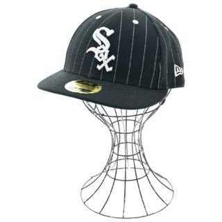 ニューエラー(NEW ERA)のNEW ERA ニューエラ キャップ 59.6 黒x白 【古着】【中古】(キャップ)