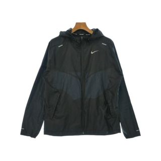 ナイキ(NIKE)のNIKE ナイキ マウンテンパーカー L 黒 【古着】【中古】(マウンテンパーカー)