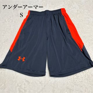 アンダーアーマー(UNDER ARMOUR)の難ありアンダーアーマーUNDERARMOURサイズS   グレー×オレンジ(ショートパンツ)