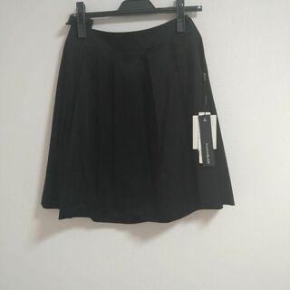 【新品タグ】エムプルミエ きれいめ 綿コットン スカート スーツ 黒 春夏
