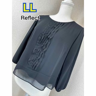 リフレクト(ReFLEcT)の【タグ付未使用】 Reflect ブラウス LL 自宅で洗える♪(シャツ/ブラウス(長袖/七分))