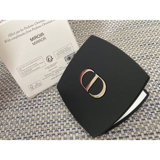 ディオール(Dior)の【Dior】ディオール ノベルティコンパクトミラー  ブラック 【新品未使用】(ミラー)