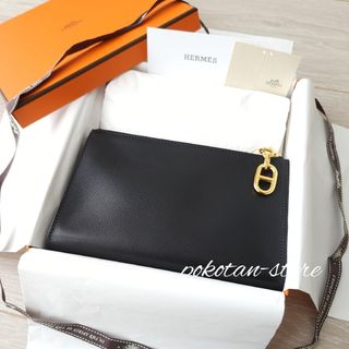 エルメス(Hermes)の新品同様【エルメス】ジップアンゴー　PM エヴァーカラー ポーチ　クラッチバッグ(ポーチ)