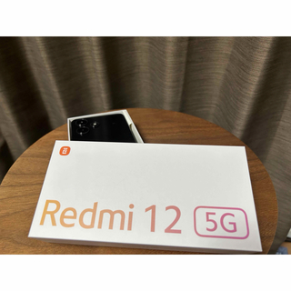 シャオミ(Xiaomi)の【未使用】XIG03 Redmi 12 5G ミッドナイトブラック(スマートフォン本体)
