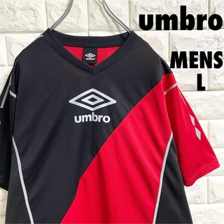 アンブロ(UMBRO)のUmbro  アンブロ　半袖ドライTシャツ　デカロゴ　メンズLサイズ(Tシャツ/カットソー(半袖/袖なし))