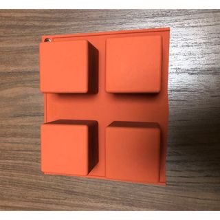 キャンドルモールド　キューブ型　お菓子　ハンドメイド　美品　未使用(アロマ/キャンドル)