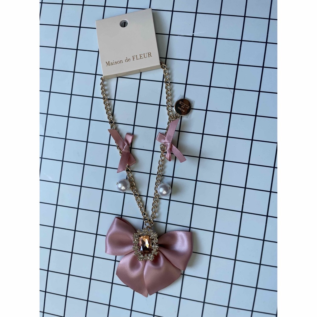 Maison de FLEUR - Maison de FLEUR ビジューリボンバッグ Maison de FLEUR - Maison de FLEUR ビジューリボンバッグ