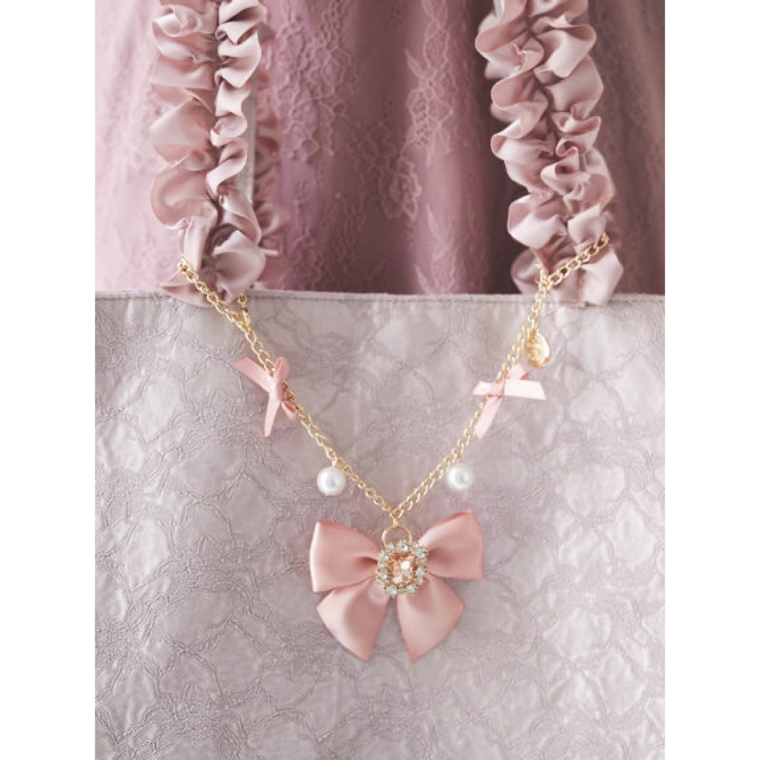 Maison de FLEUR - Maison de FLEUR ビジューリボンバッグ Maison de FLEUR - Maison de FLEUR ビジューリボンバッグ