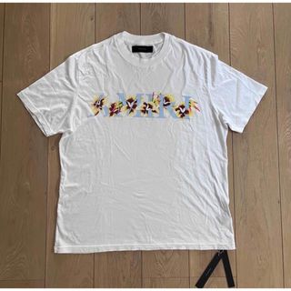 アミリ(AMIRI)の【定価6万】  Amiri hibiscus logo tee tシャツ(Tシャツ/カットソー(半袖/袖なし))