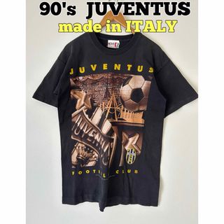 90's 古着　JUVENTUS ユベントス　Tシャツ　プリントTシャツ