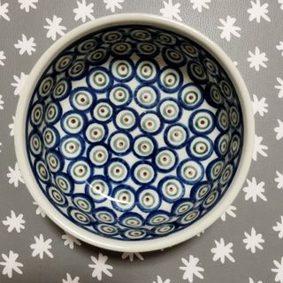 Polish Pottery - ポーリッシュポタリー　ピーコックアイ　ボウル　ポーランド食器　中古品　レトロ