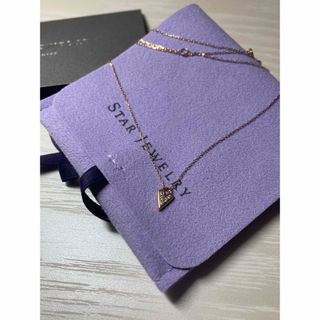 スタージュエリー(STAR JEWELRY)のSTAR JEWELRY K10YG ダイヤモンドネックレス(ネックレス)