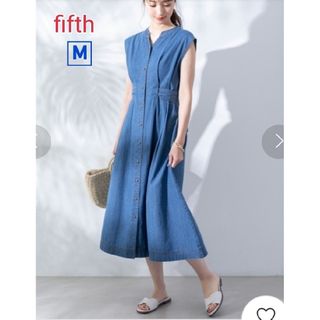 フィフス(fifth)のfifthデニムワンピース     Ｍサイズ used(ロングワンピース/マキシワンピース)