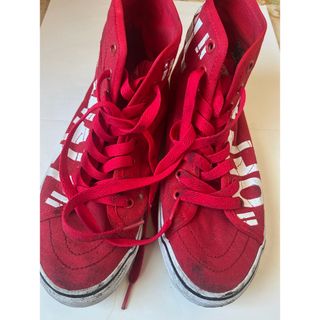 バンズボルト(VANS VAULT)のVANS バンズ ハイカットスニーカー レッド メンズ スニーカー(スニーカー)