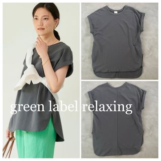 ユナイテッドアローズグリーンレーベルリラクシング(UNITED ARROWS green label relaxing)のgreen label relaxing   Tシャツコンパクトカットソー F(Tシャツ(半袖/袖なし))