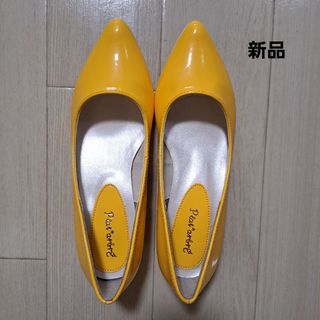 イエロー パンプス 新品(ハイヒール/パンプス)