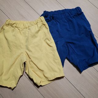 ムジルシリョウヒン(MUJI (無印良品))のキッズハーフパンツ2枚セット(パンツ/スパッツ)