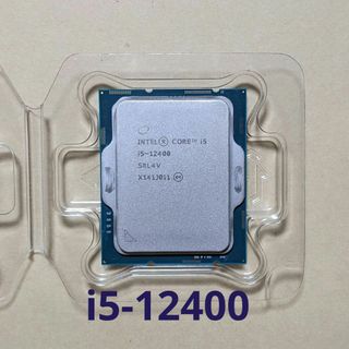i5-12400 LGA1700 Intel第12世代 CPU 動作確認済み
