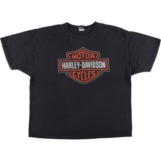 ハーレーダビッドソン(Harley Davidson)の古着 ハーレーダビッドソン Harley-Davidson モーターサイクル バイクTシャツ メンズXL /eaa450325(Tシャツ/カットソー(半袖/袖なし))