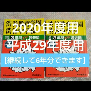 渋谷教育学園渋谷中学校  2020年度用　平成29年度用 スーパー過去問(語学/参考書)