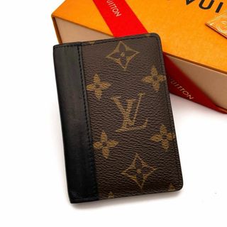 ルイヴィトン(LOUIS VUITTON)の【S級極美品】ルイヴィトン モノグラム マカサー カードケース 名刺入れ(名刺入れ/定期入れ)