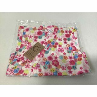 ⭐︎新品未使用⭐︎日本製　甚平　花柄　うさぎ　80cm(甚平/浴衣)