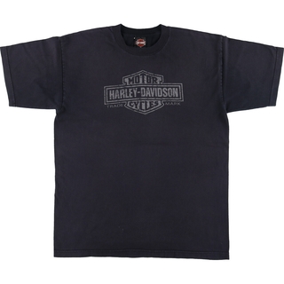 ハーレーダビッドソン(Harley Davidson)の古着 00年代 ハーレーダビッドソン Harley-Davidson モーターサイクル バイクTシャツ メンズXL /eaa450582(Tシャツ/カットソー(半袖/袖なし))