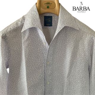 バルバ(BARBA)のGUY ROVER/クレリック/ストライプ/ストレッチニットシャツ(シャツ)