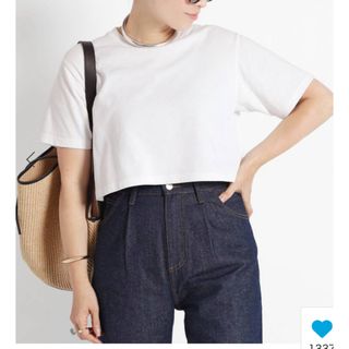 ドゥーズィエムクラス(DEUXIEME CLASSE)のdeuxieme classe cropped Tシャツ　ドゥーズィエムクラス(Tシャツ(半袖/袖なし))