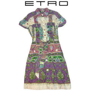 ETRO - 【最終値下げ】ETRO エトロ レディース ワンピース 古着 美品 XL