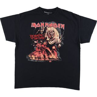 古着 IRON MAIDEN アイアンメイデン バンドTシャツ バンT メンズXL /eaa450316(Tシャツ/カットソー(半袖/袖なし))