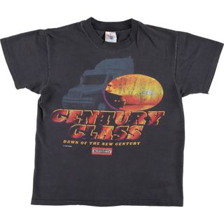 ヘインズ(Hanes)の古着 90年代 ヘインズ Hanes FREIGHTLINER フレイトライナー アドバタイジングTシャツ USA製 メンズM /eaa450318(Tシャツ/カットソー(半袖/袖なし))