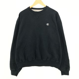 チャンピオン(Champion)の古着 チャンピオン Champion ワンポイントロゴスウェットシャツ トレーナー メンズL /eaa410466(スウェット)