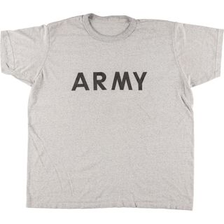 古着 U.S.ARMY ミリタリープリントTシャツ メンズL /eaa450386(Tシャツ/カットソー(半袖/袖なし))