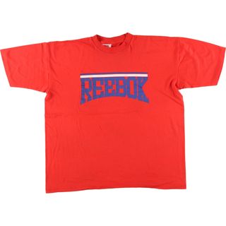 リーボック(Reebok)の古着 90年代 リーボック Reebok ロゴプリントTシャツ USA製 メンズXL ヴィンテージ /eaa450390(Tシャツ/カットソー(半袖/袖なし))