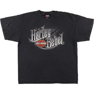 ハーレーダビッドソン(Harley Davidson)の古着 ハーレーダビッドソン Harley-Davidson モーターサイクル バイクTシャツ メンズXL /eaa448027(Tシャツ/カットソー(半袖/袖なし))