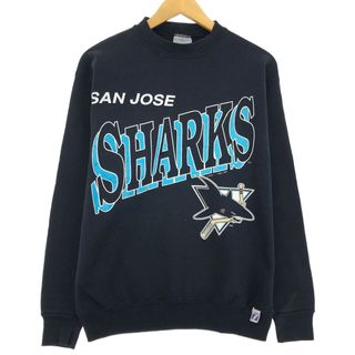 古着 90年代 NHL SAN JOSE SHARKS サンノゼシャークス スウェットシャツ トレーナー メンズM ヴィンテージ /eaa434228(スウェット)