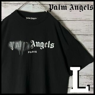 PALM ANGELS - 【超希少モデル】パームエンジェルス スプレーロゴ Tシャツ ブラック 正規品
