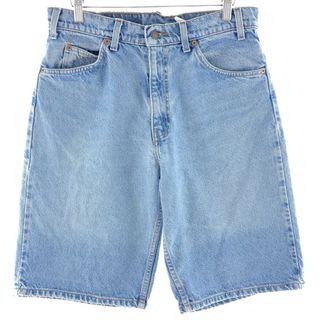 リーバイス(Levi's)の古着 90年代 リーバイス Levi's 550 RELAXED FIT デニムショーツ ハーフパンツ メンズw32 ヴィンテージ /eaa390351(ショートパンツ)