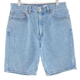 リーバイス(Levi's)の古着 00年代 リーバイス Levi's 550 RELAXED FIT デニムショーツ ショートパンツ メンズw34 /eaa390684(ショートパンツ)