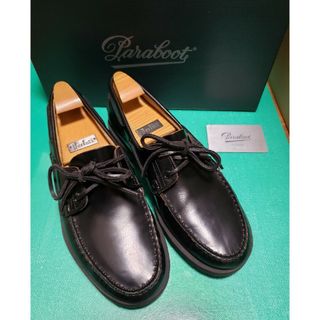 パラブーツ(Paraboot)の【美品】Paraboot BARTH RAID ローファー ブラック 6(スリッポン/モカシン)