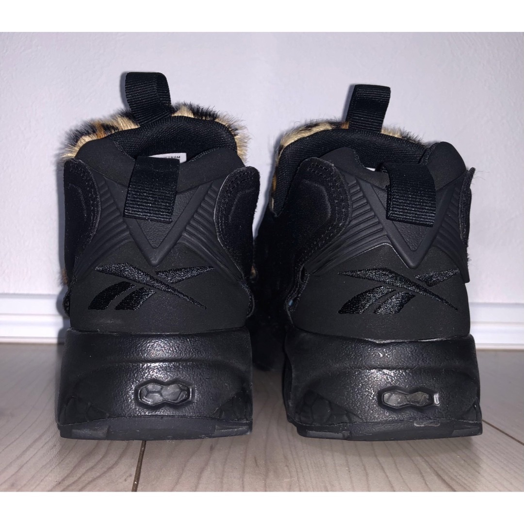 Reebok - 24.5cm 良品 REEBOK PUMP FURY OG ヒョウ柄 ハラコ 黒 Reebok - 24.5cm 良品 REEBOK PUMP FURY OG ヒョウ柄 ハラコ 黒
