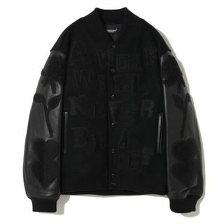 アンダーカバー(UNDERCOVER)のUNDERCOVER 23AW 袖レザースタジャン(スタジャン)