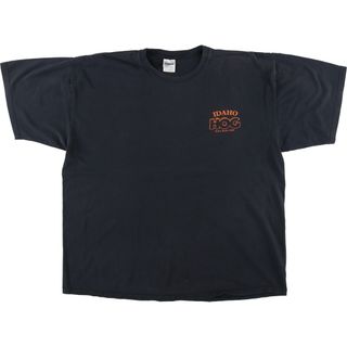 古着 ギルダン GILDAN バックプリント モーターサイクル バイクTシャツ メンズXXL /eaa447588(Tシャツ/カットソー(半袖/袖なし))