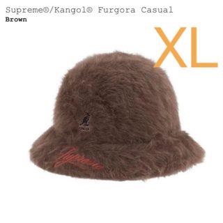 【美品】Supreme Kangol Furgora Casualブラウン XL(ハット)