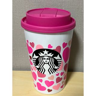 スターバックスコーヒー(Starbucks Coffee)の美品　スターバックス   バレンタイン　2021   ステンレスタンブラー(タンブラー)